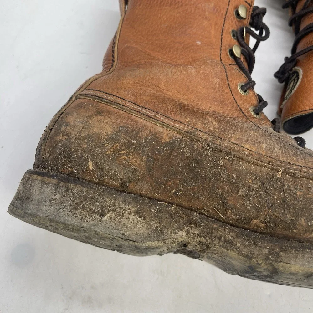 Red Wing Irish Setter Boots Mens 8 D Brown Workwear No. 894 Wingshooter Hunting